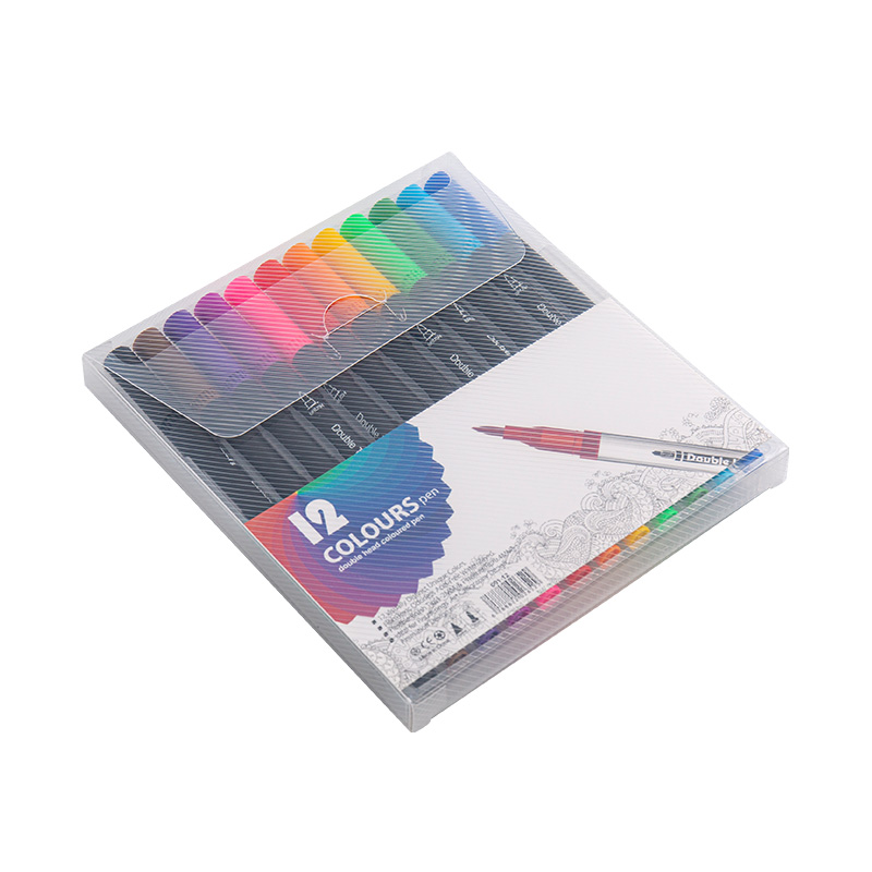 刷子和 Fineliner 双尖标记 